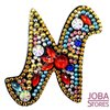 Diamond Painting Sleutelhanger Alfabet Letter N