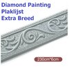 Diamond Painting Glue list on a roll extra wide silver (230x5cm)