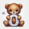 Diamond Painting Bear Letter O