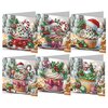 Diamond Painting Christmas Cards Set 14 (6 pieces)