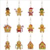 Diamond Painting Keychain Set Christmas YSK144 (12 pieces)