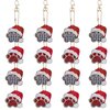 Diamond Painting Keychain Set Christmas Paws (16 pieces)