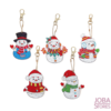 Diamond Painting Keychain Set Christmas AA911 - Snowman