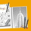 HappyDots DOT Painting Kleurboek Beroemde gebouwen - 20 stippelschilderijen