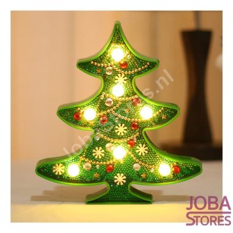 Diamond Painting Lamp Kerstboom