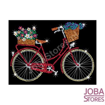 Sequin Art / Pailletten kunst Fiets