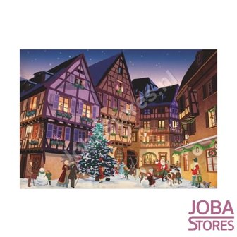 Puzzle Vintage Christmas Village (1000 pieces, 44x67cm)