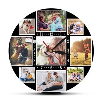 Custom Clock with own photos 003