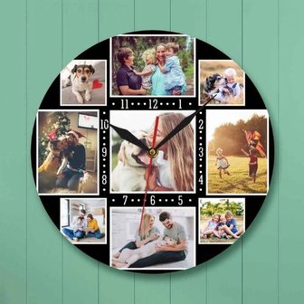 Custom Clock with own photos 003