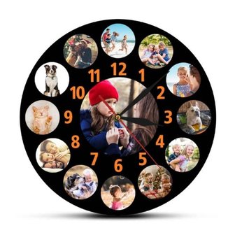 Custom Clock with own photos 004