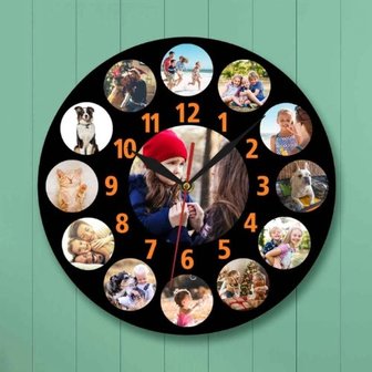 Custom Clock with own photos 004