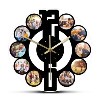 Custom Clock with own photos 005