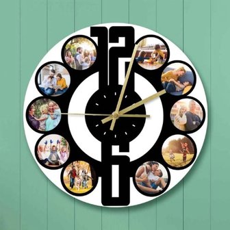 Custom Clock with own photos 005