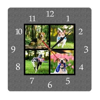 Custom Clock with own photos 006