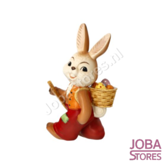 Goebel Porcelain Hare &quot;Happy Wanderer&quot;
