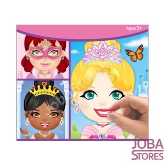 Sticker Fun Sticker Set Fashion Princesses (6 pieces)