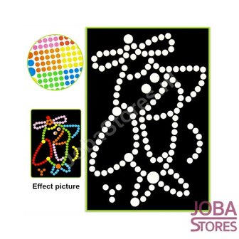 Sticker Fun Sticker Set Dots (6 pieces)