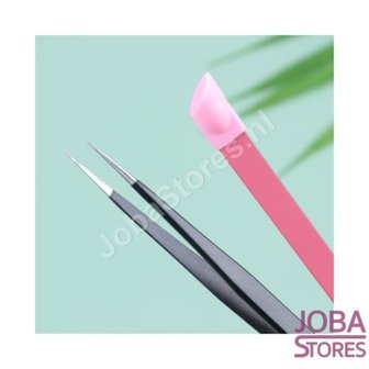 Tweezers for nail stickers (Pink)