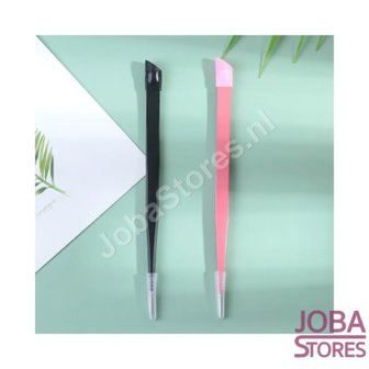 Tweezers for nail stickers (Pink)