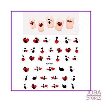 Nail Sticker Set Paws (6 sheets)