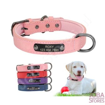 Custom Dog Collar 010 with your own name