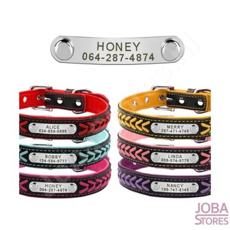 Custom Dog Collar 011 with your own name