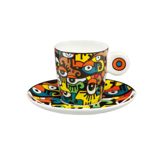 Goebel - Billy the Artist - Espresso cup Looking into the Future