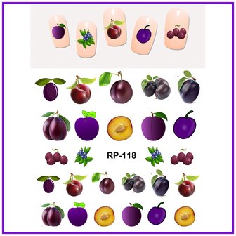 Nail Sticker Set Fruit (150 stickers)