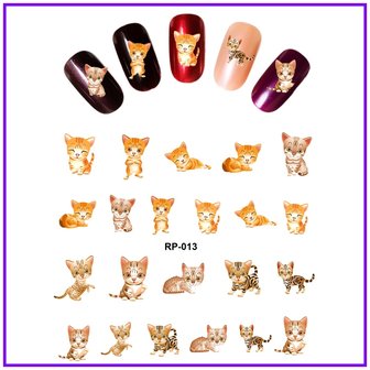 Nail Sticker Set Cats (150 stickers)