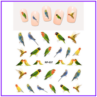Nail Sticker Set Birds (150 stickers)