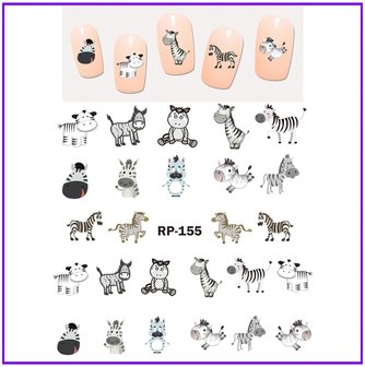 Nail Sticker Set Animals (150 stickers)