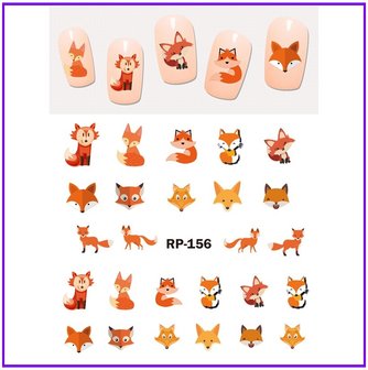 Nail Sticker Set Animals (150 stickers)