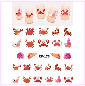 Nail Sticker Set Sea (150 stickers)