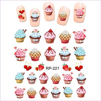 Nail Sticker Set Sweets (150 stickers)