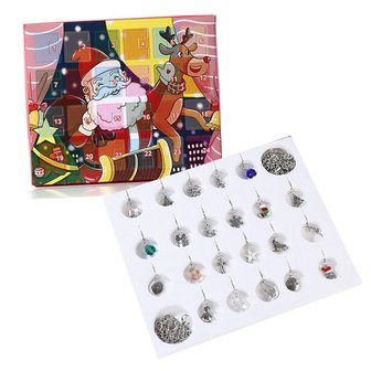 Christmas Advent Calendar Charm Bracelet