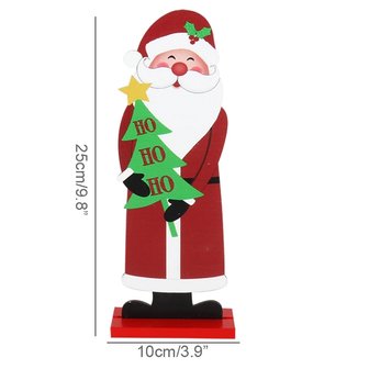 Wooden Santa Claus 25cm