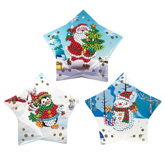 Diamond Painting Christmas Lamps Garland 01