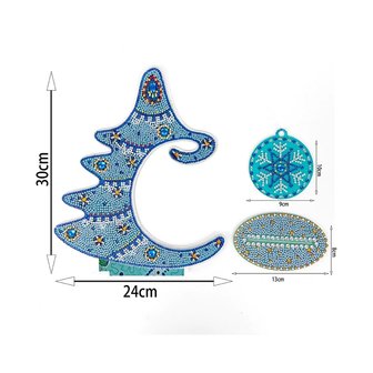 Diamond Painting Christmas Tree on Stand 01