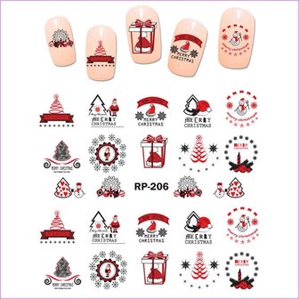 Nail Sticker Set Christmas 03 (6 sheets)