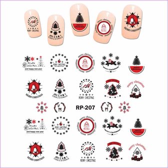 Nail Sticker Set Christmas 03 (6 sheets)