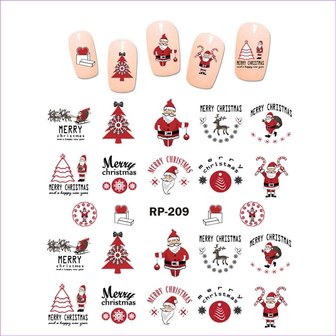 Nail Sticker Set Christmas 03 (6 sheets)