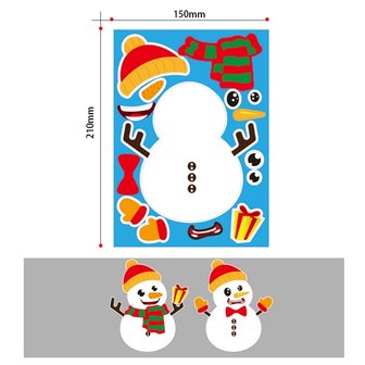 Sticker Fun Sticker Set Christmas (8 pieces)