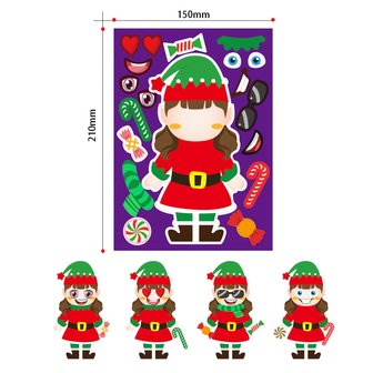 Sticker Fun Sticker Set Christmas (8 pieces)