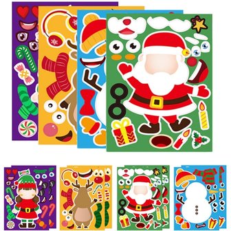 Sticker Fun Sticker Set Christmas (8 pieces)