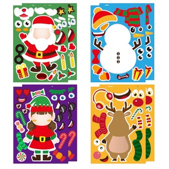 Sticker Fun Sticker Set Christmas (8 pieces)