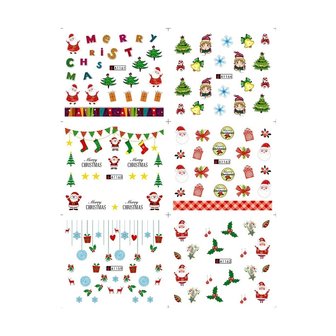 Nail Sticker Set Christmas 02 (12 sheets)