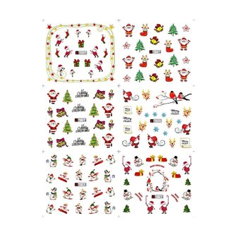 Nail Sticker Set Christmas 02 (12 sheets)