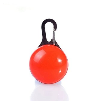 Led Light Bulb with Clip for Dog Collar (Red)
