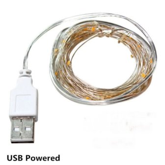 Light String for Diamond Painting Ornaments / Wreaths (1 meter USB)