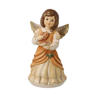 Goebel - Christmas | Decorative statue / figure Angel sweet treat | Pottery, 15cm